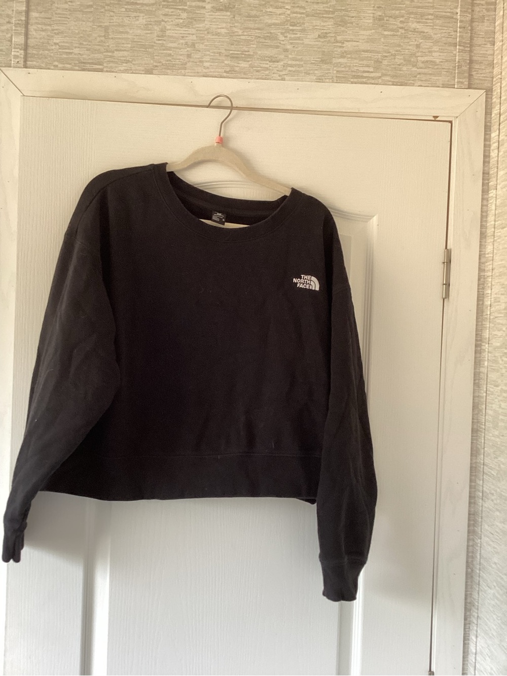The North Face Black Women's Crew Sweatshirt with Small Logo XL EUC
